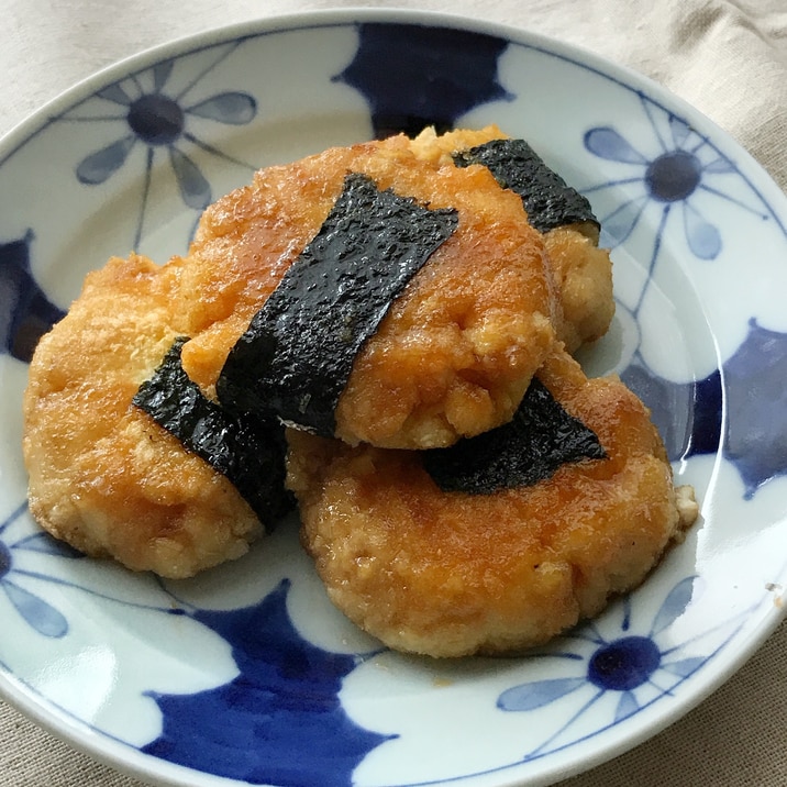 おから豆腐餅の海苔巻き